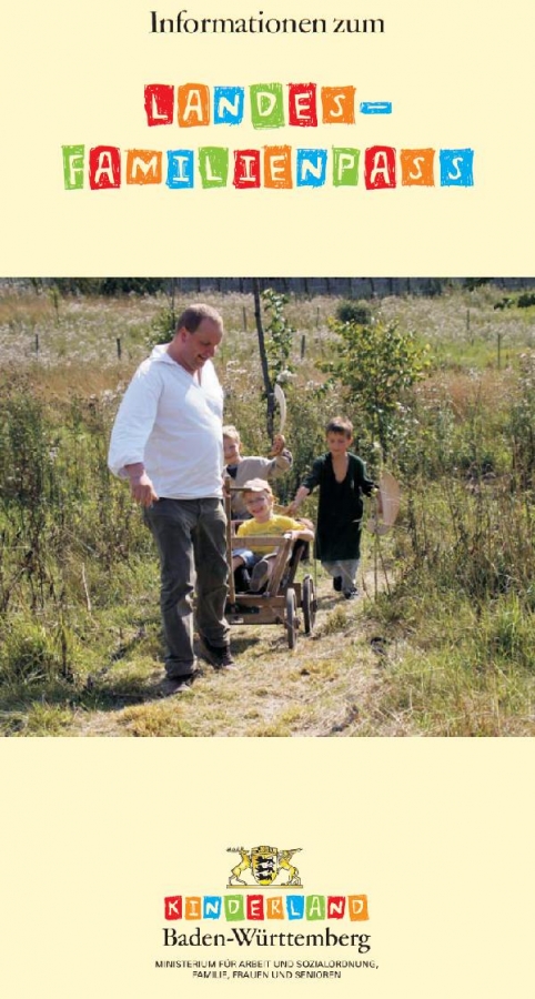 Der Landesfamilienpass 2014 kann ab sofort beantragt werden.