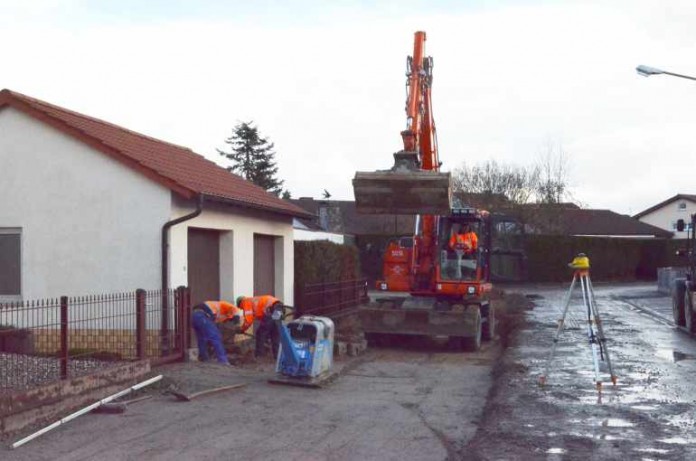 Die Walldorfer Straße: Der Ausbau geht voran