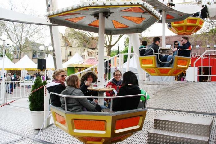 Eine besondere Attraktion: „Weinprobe auf dem Riesenrad“