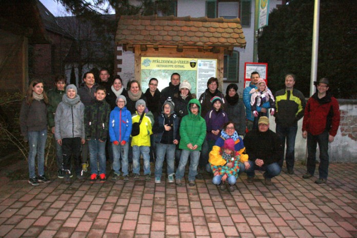 Foto von der diesjährigen Nachtwanderung.