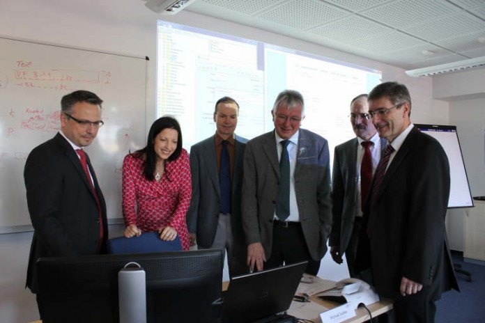 v.l.n.r. Dr. Friedrich Neumeyer, Anja Pfeiffer, Dr. Pongratz, Horst Bonhagen, Martin Wolf, Paul Junker