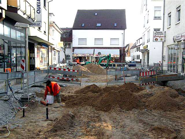 Bald ist es soweit. Die Bauarbeiten in der Veirnheimer Innenstadt nähern sich langsam dem Ende zu