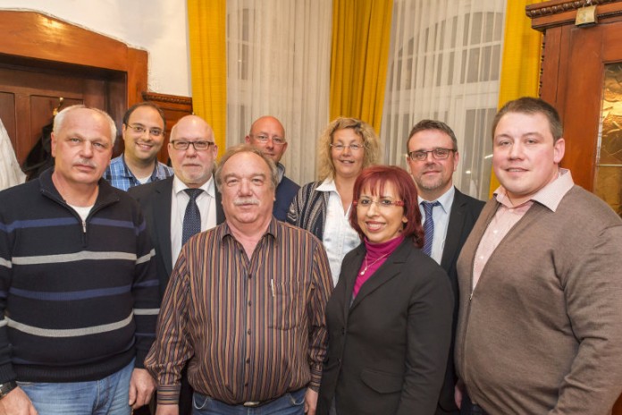 Foto von der Gründungsversammlung des Feuerwehrfördervereins.