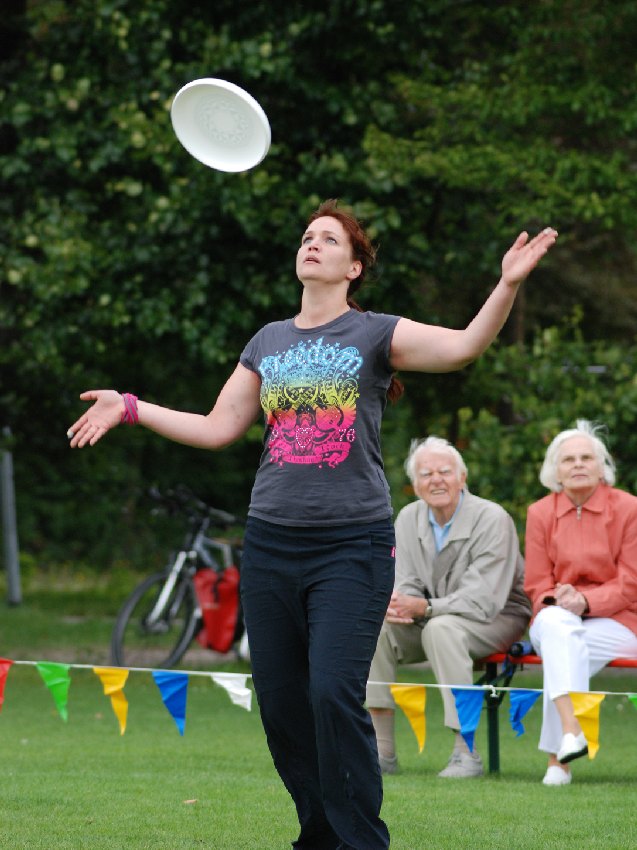Judith Hess in Aktion.