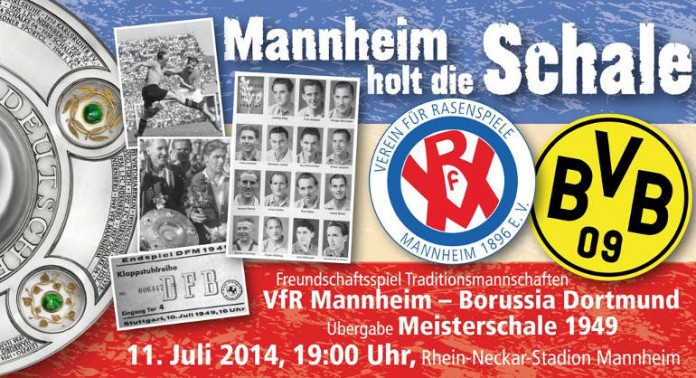 Die Traditionsteams treffen am 11. Juli im Rhein-Neckar-Stadion aufeinander.