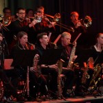 Die Bläser der Big-Band.