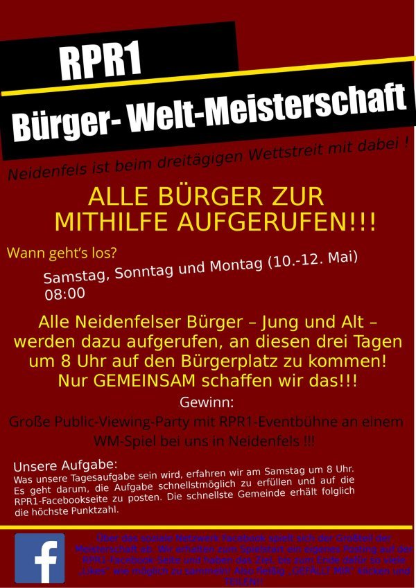 Gewinn ist ein Public Viewing.