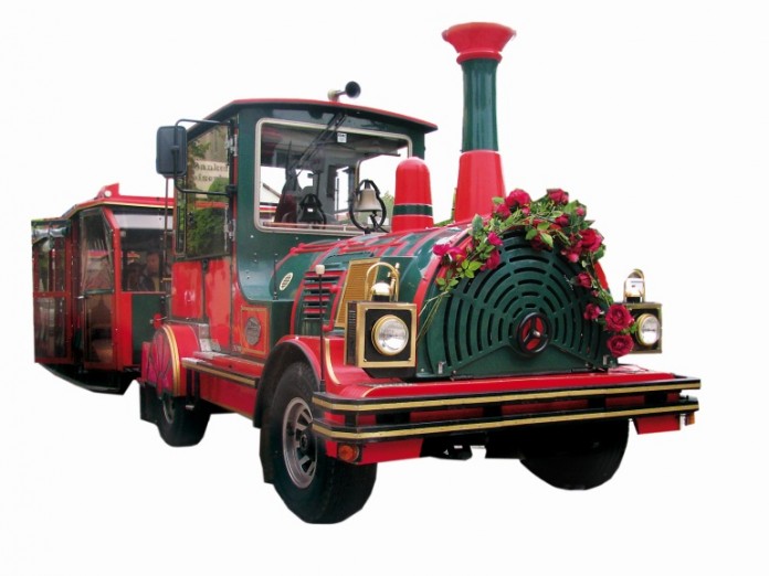 Der Rosenexpress zu den schönsten Plätzen verspricht die Tourismusverein Südliche Weinstraße Bad Bergzabern.