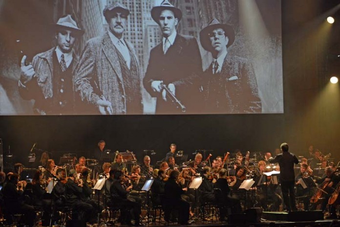 Ein 70 köpfiges Orchester präsentierte Filmmusik aus legendären Hollywood Filmen.