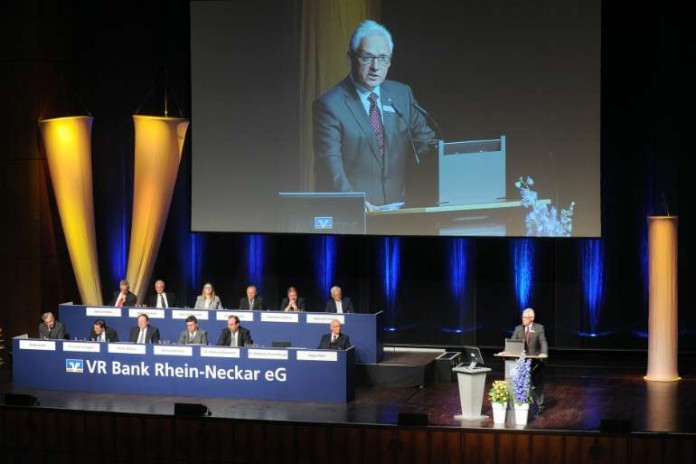 Vertreterversammlung der VR Bank Rhein-Neckar eG am 2. Juni 2014 im Mannheimer CongressCenter Rosengarten