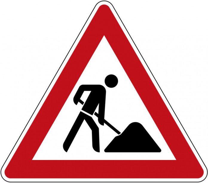 Baustellenschild (Symbolfoto)