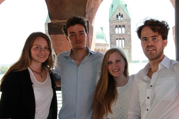 v.l.: Carolin Heilig, Christiaan Veldman, Alison Russell, Luc Pavlovitc