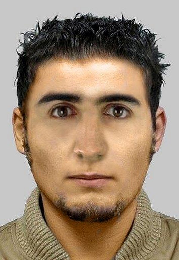 Phantombild des mutmaßlichen Täters.