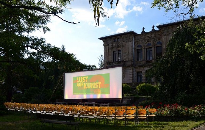 Die Kulisse des Kurzfilmwettbewerbs in der Villa Böhm.