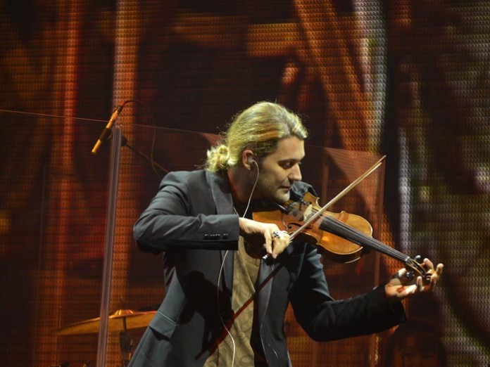 David Garrett bei seinem Konzert in der SAP Arena.