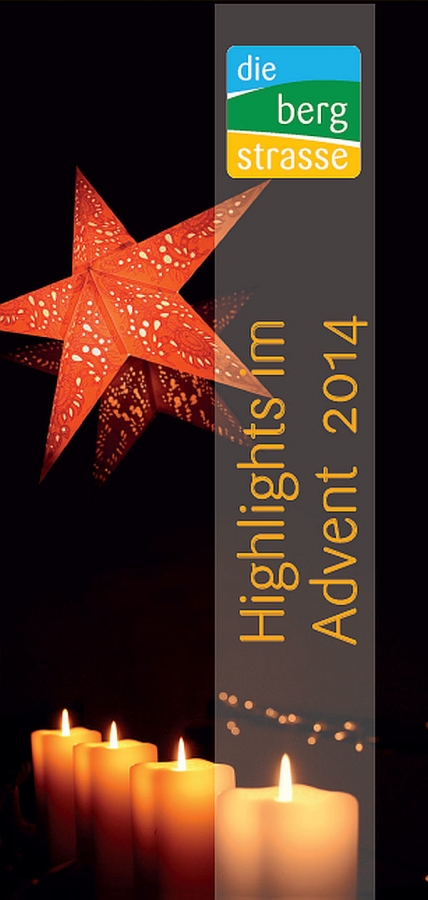 Titelseite der Broschüre "Highlights im Advent 2014"