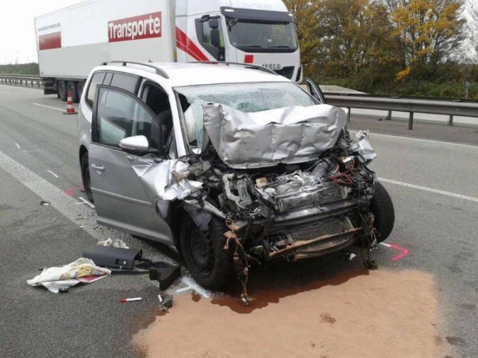 Tödlicher Unfall auf der Autobahn