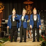 Der Präsident Jürgen Lesmeister mit seinen Vizepräsidenten Hans Weidemann und Gerald Bleimaier