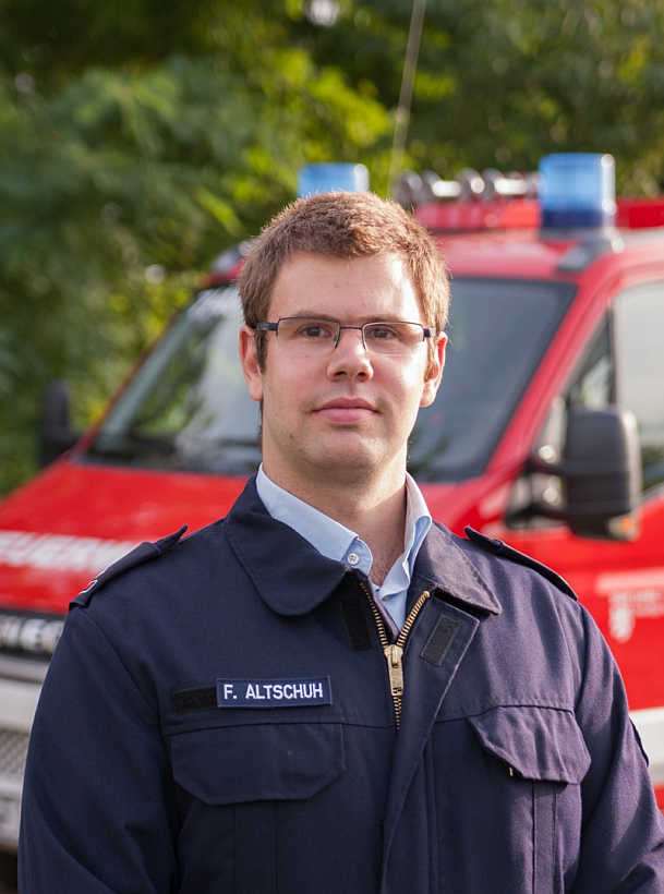 Fabian Altschuh wurde zum Einheitsführer der Löschgruppe Landau-Wollmesheim gewählt