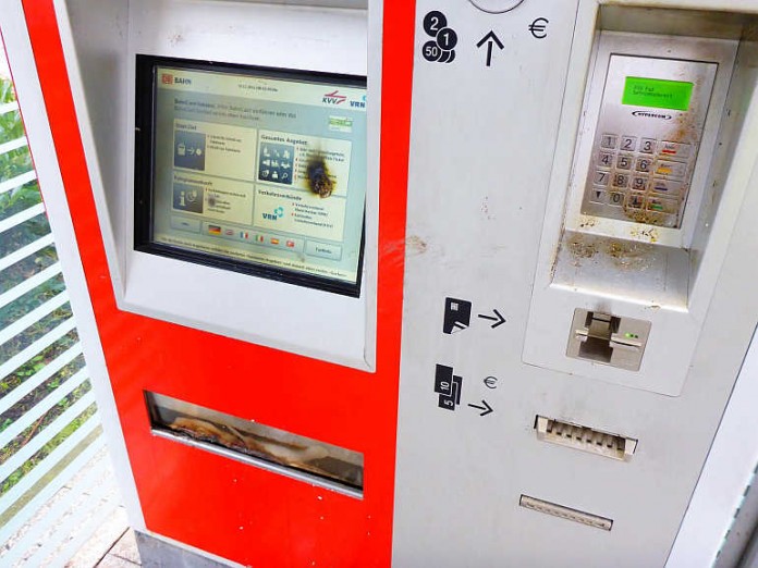 Fahrkartenautomat beschädigt Metropolnews.info