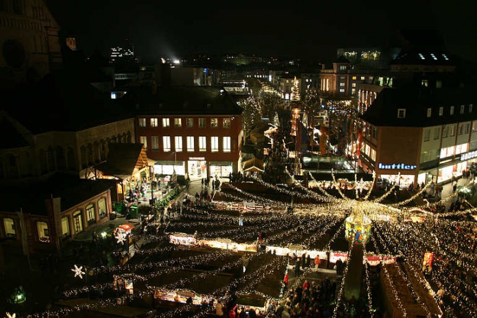 Die Bilanz des Mainzer Weihnachtsmarktes fällt nach Angaben der Stadt Mainz positiv aus