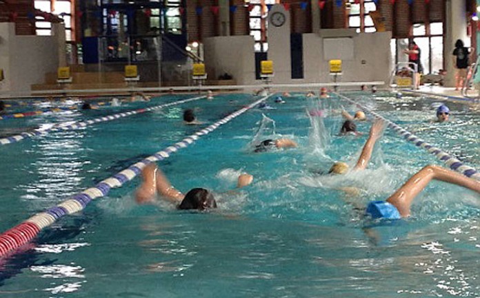 Am vergangenen Wochenende haben die Triathleten zudem im Karlsruher Fächerbad einen Schwimmwettkampf für ihren Nachwuchs ausgerichtet