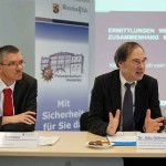 Staatsanwalt Christian Schröder und Leitender Oberstaatsanwalt Dr. Udo Gehring (Leiter der Staatsanwaltschaft Kaiserslautern)