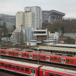 Der Kaiserslauterer Hauptbahnhof ist unweit des Fritz-Walter-Stadions