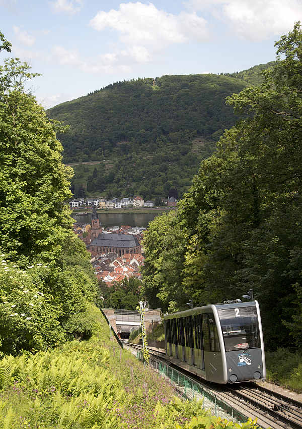 Die untere Bergbahn (Foto: Stadtwerke Heidelberg GmbH)