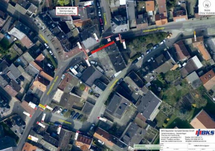 Sperrung Ortsdurchfahrt Dotzheim
