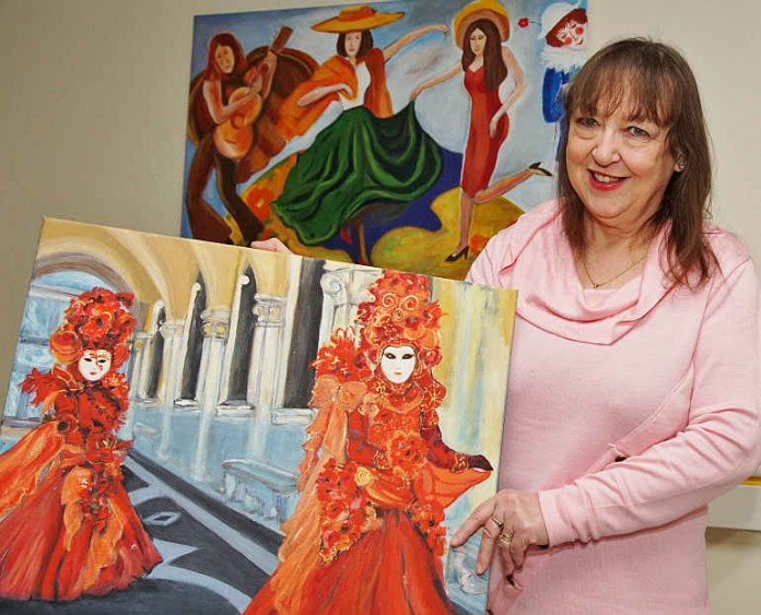 Eine Ausstellung mit Werken der in Laudenbach lebenden Künstlerin Elisabeth Hemming ist derzeit im Kreiskrankenhaus Bergstraße in Heppenheim zu sehen. Gezeigt werden die Werke bis Ende April.