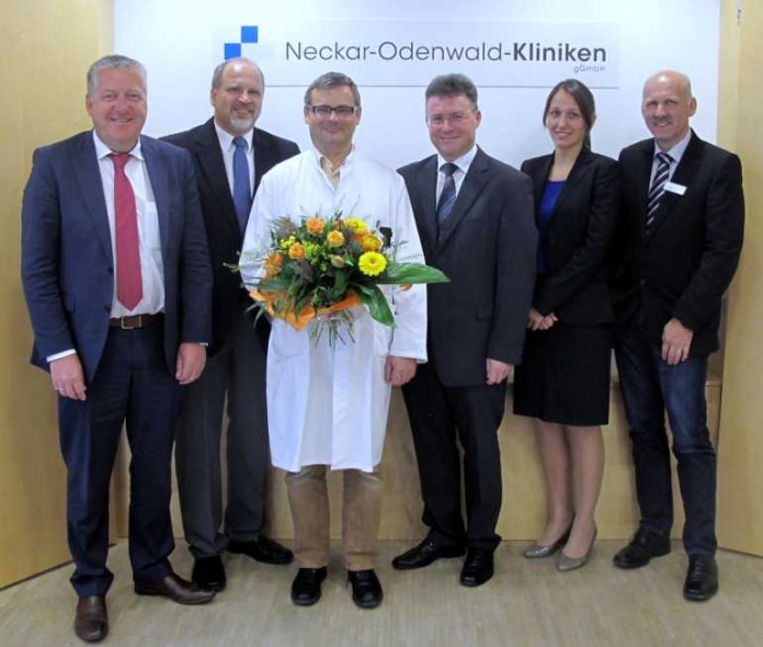 Feierlicher Empfang für den neuen Chefarztn Dr. Fritz Karl Matzkies am Standort Mosbach der Neckar-Odenwald-Kliniken