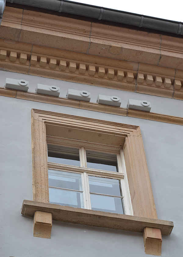 Nistkästen am Landauer Rathaus