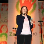 Moderatorin Sandra Karch