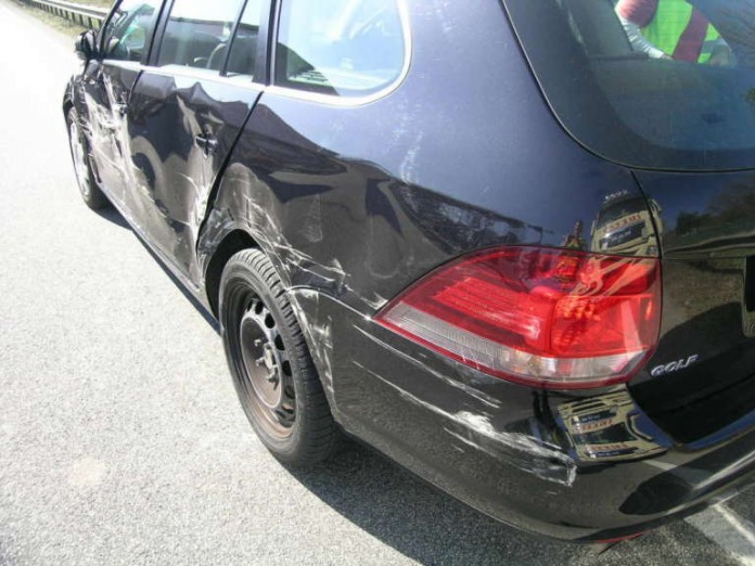 Unfall nach Fahrstreifenwechsel
