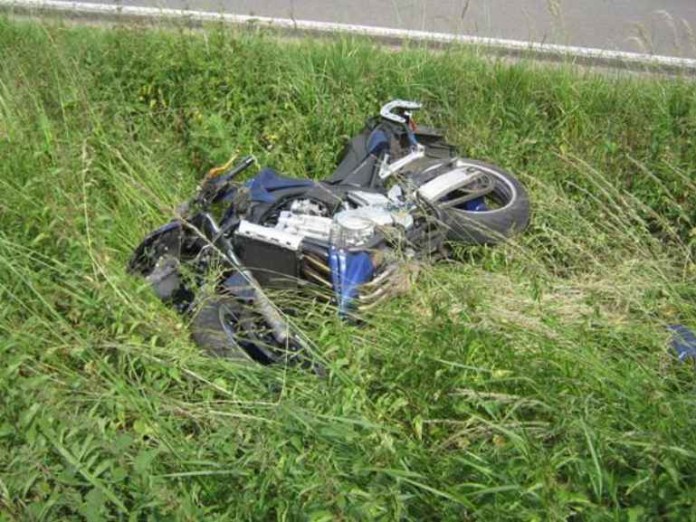 Das Motorrad wurde sichergestellt