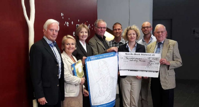 v.l.: Eckart Helfferich, Zvijezdana Cordier, Cathrin Pauly, Dr. Harald Borbe, Thomas Schlüter, Dr. Annette Ludwig, Sebastian Koch, Rudolf Bödige