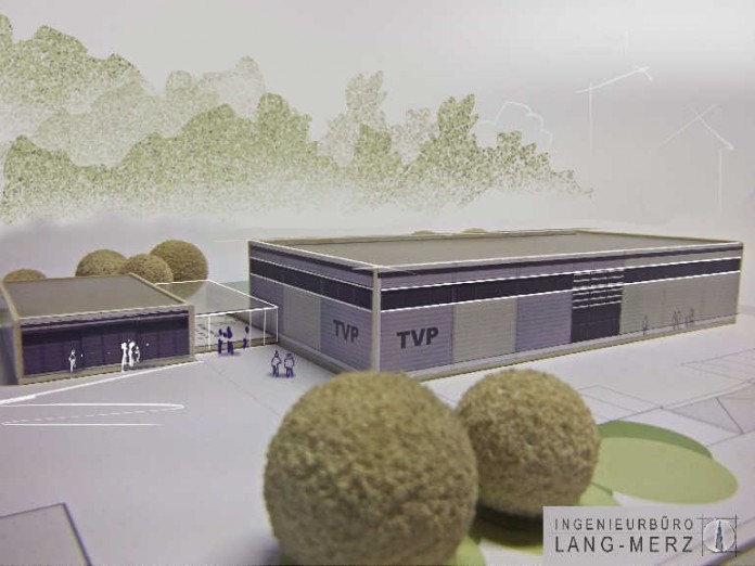 So könnte die neue Heimat des Turnverein Pirmasens (TVP) aussehen. Der Bau einer Zweifeldsporthalle an der Turnstraße kostet rund 2,5 Millionen Euro.