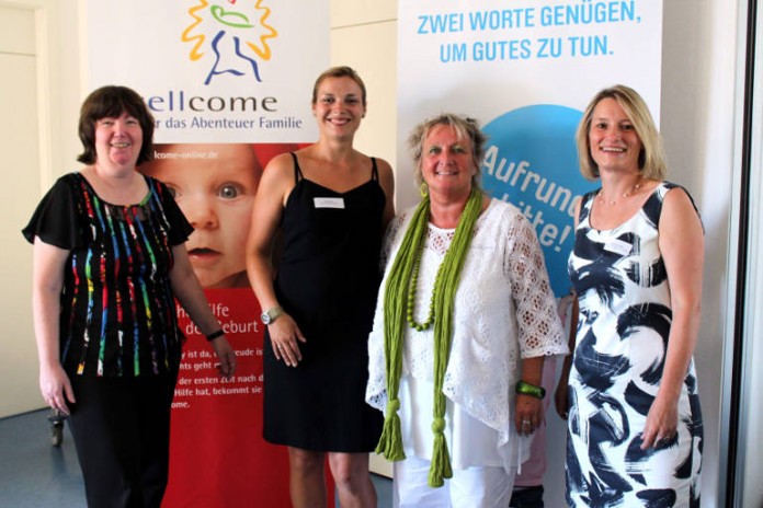 Gründerin Rose Volz-Schmidt mit der Mainzer Koordinatorin Salome Joly, Familienministerin Irene Alt und Initiatorin Sybille Beiler-Matthäi (v.l.) freuen sich über die Eröffnung