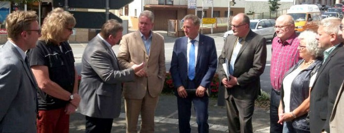 Norbert Barthle, parlamentarische Staatssekretär aus dem Bundesverkehrsministerium, kam nach Mörlenbach