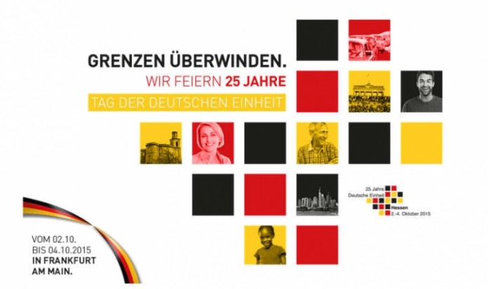 Titelbild zum Tag der Deutschen Einheit in Frankfurt