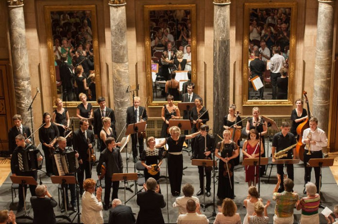 Classic For Peace bei der Konzertpremiere am 30.08.15 in Wiesbaden