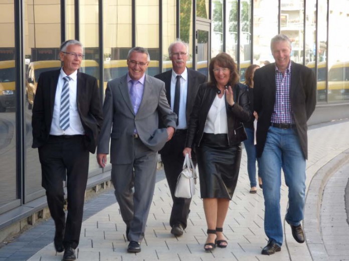 v.l.n.r.: Klaus Weichel, Günter Kern, Günter Prokein, Elke Franzreb, Peter Kiefer