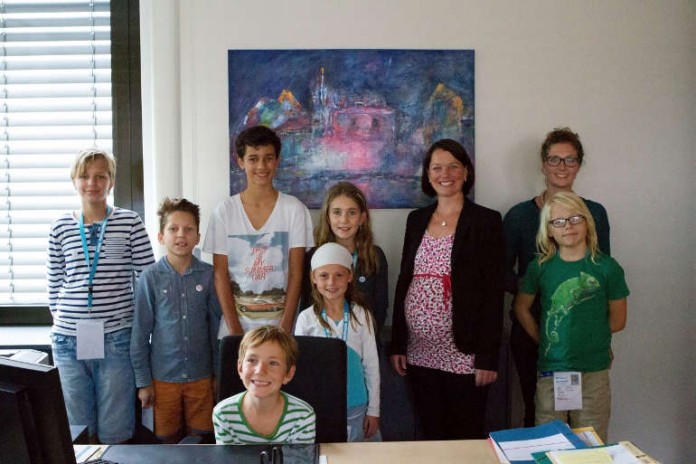 Die Stadtspitze von "Ingeltopia" besuchte die Stadtspitze von "Ingelheim"