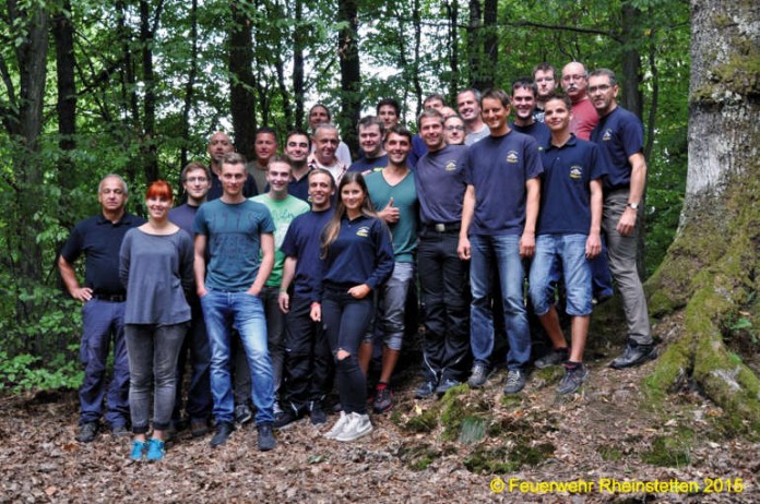 Die vier Neuen wurden in die Feuerwehr aufgenommen