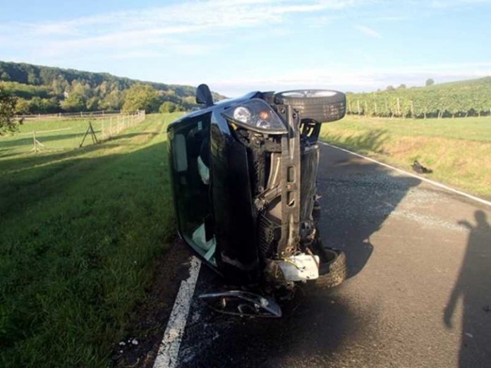 Das Unfallfahrzeug