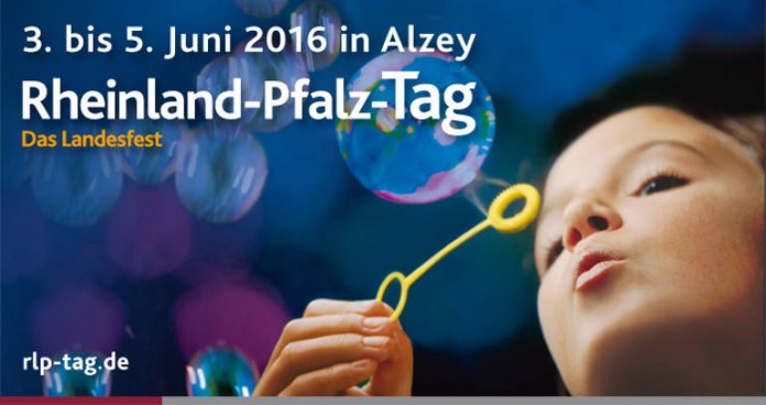 Der 33. Rheinland-Pfalz-Tag vom 3. bis 6. Juni 2016 in Alzey