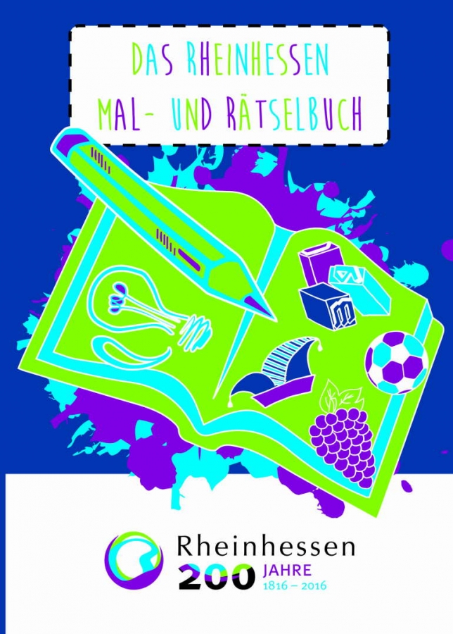 Rheinhessen zum Malen und Schnipseln
