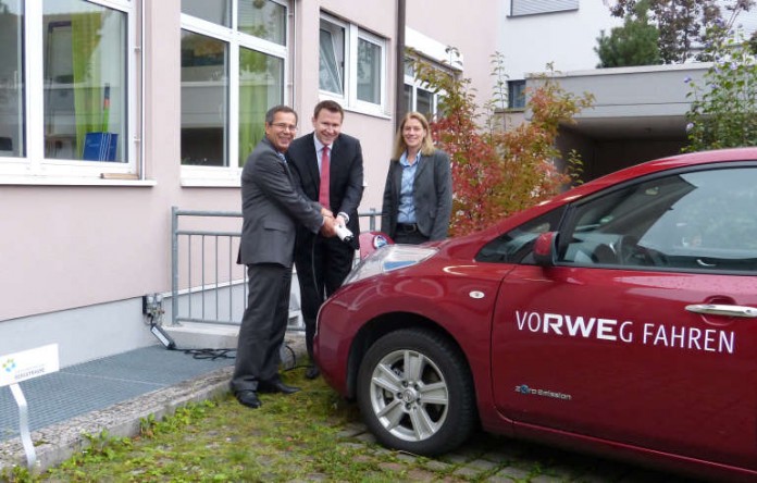Die WFB erhält vier Wochen lang ein durch Strom betriebenes Fahrzeug