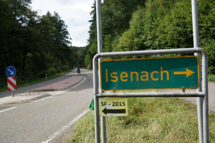 Die B 37 war voll gesperrt